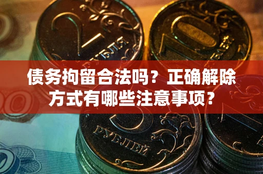 济南债务拘留合法吗？正确解除方式有哪些注意事项？