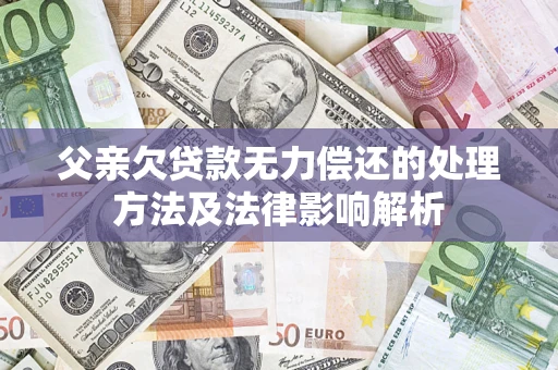 济南父亲欠贷款无力偿还的处理方法及法律影响解析